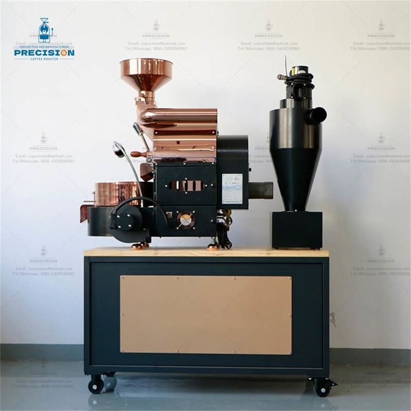 Tostatrice di caffè elettrica / a gas con capacità massima di 1500 g / lotto