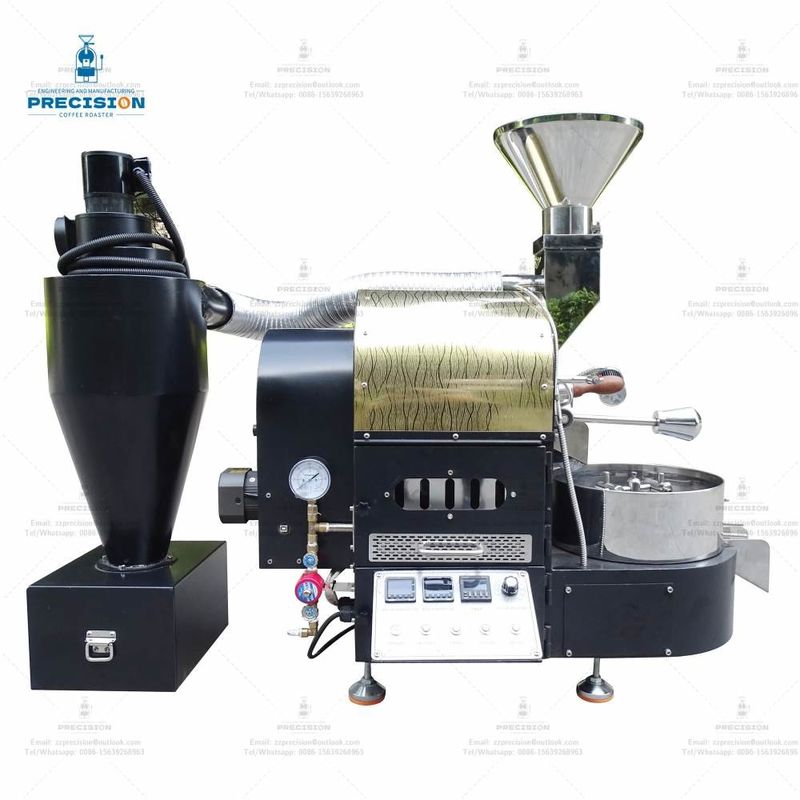 Tostatrice di caffè in ghisa 10 kg 12 kg 15 kg Grande tamburo in acciaio inossidabile Tostatrice di caffè industriale commerciale