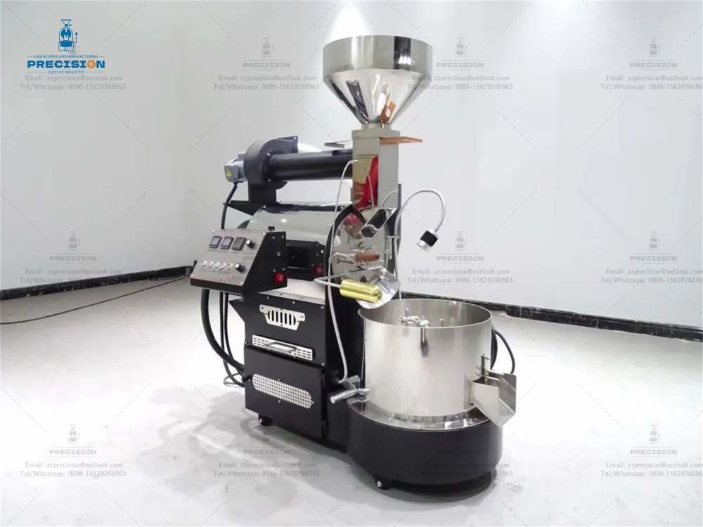 Tostatrici di caffè a tamburo elettriche Tostatrici di caffè in acciaio inossidabile con certificato CE