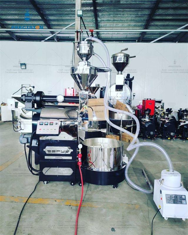 Buon prezzo 2024 Nuova macchina elettrica a gas per arrostire il caffè 6kg 12kg 15kg Rostatore di caffè