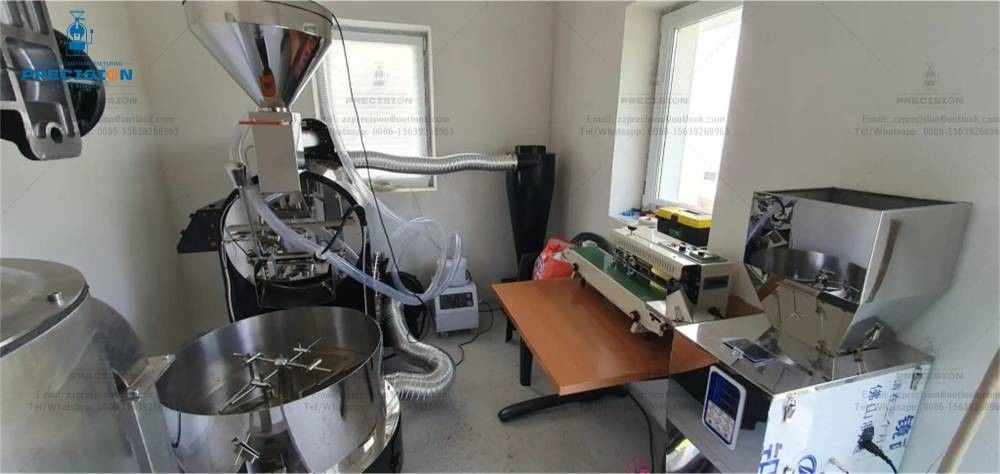 Precisione Caffetteria Commerciale Con Cassa Batteria In Acciaio Inossidabile Colore