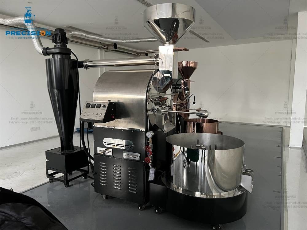 Apparecchi ad alta capacità attrezzature per il torrefazione del caffè per la produzione su larga scala di caffè