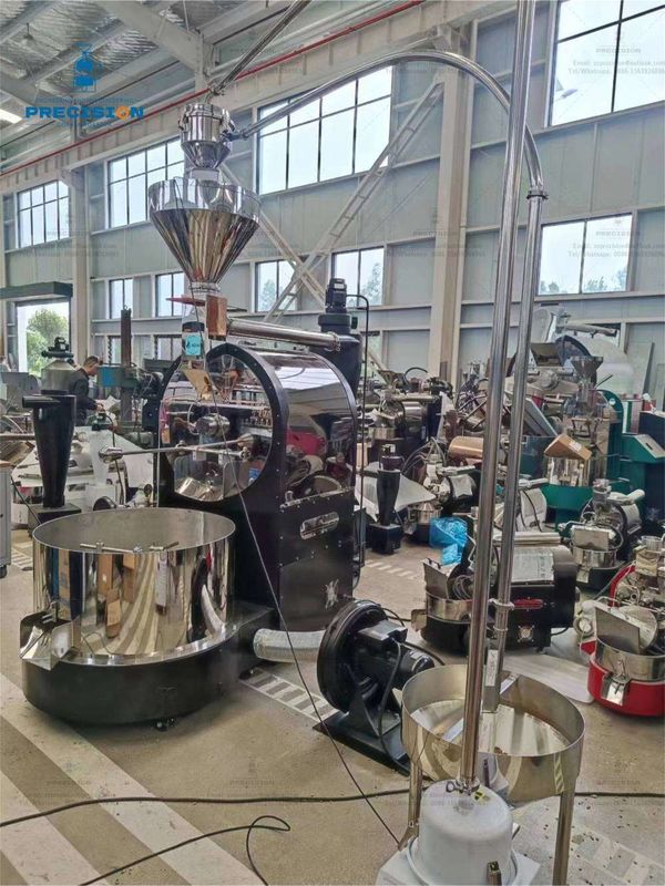 Roaster di chicchi di caffè di grado commerciale Metodo di tostatura ad aria calda Personalizza il colore