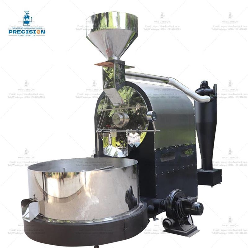 Apparecchi ad alta capacità attrezzature per il torrefazione del caffè per la produzione su larga scala di caffè