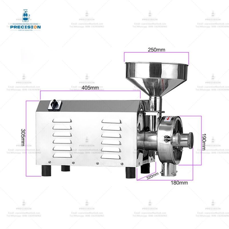 Rostatore di caffè elettrico e trituratore 30-50 kg/h Rostatore di noci per la casa