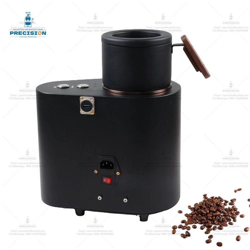 Rostatore di caffè più intelligente con aria e tazza di raffreddamento 220V 2000W Rostatore di chicchi di caffè in casa Nero Bianco