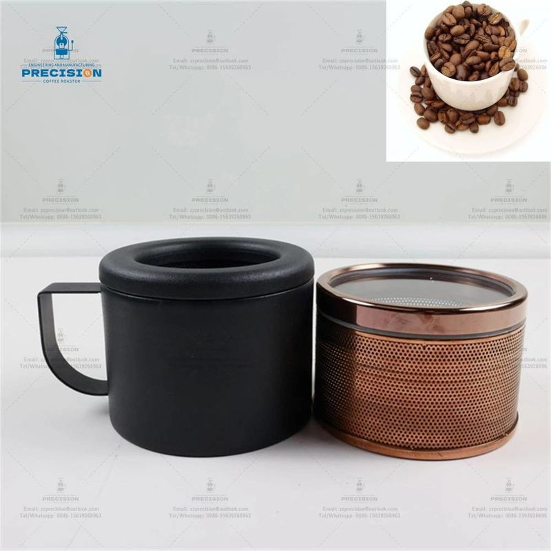 Rostatore di caffè più intelligente con aria e tazza di raffreddamento 220V 2000W Rostatore di chicchi di caffè in casa Nero Bianco
