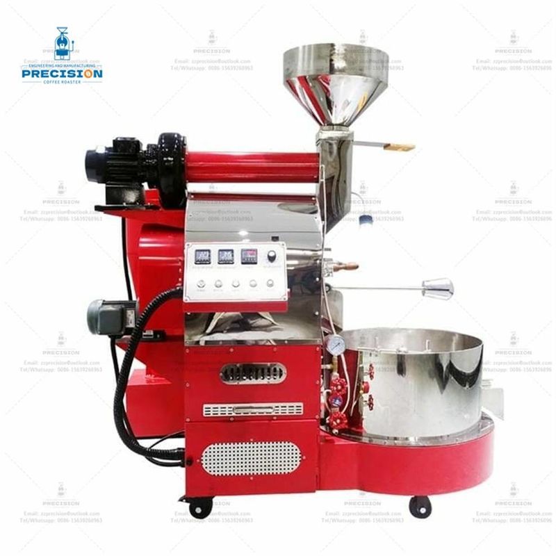 200w 3kg torrefazione del caffè con resistenza al calore doppio strato 316 Food Grade in acciaio inossidabile tamburo