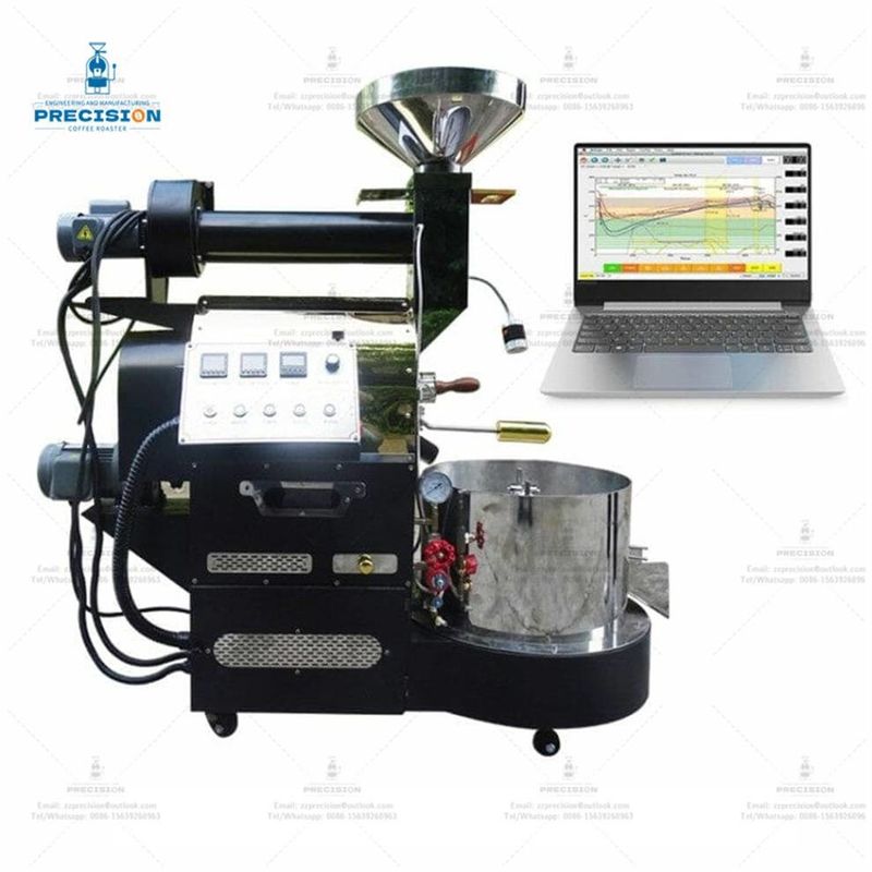 Roaster elettrico a gas naturale a gas propano Roaster automatico per il caffè