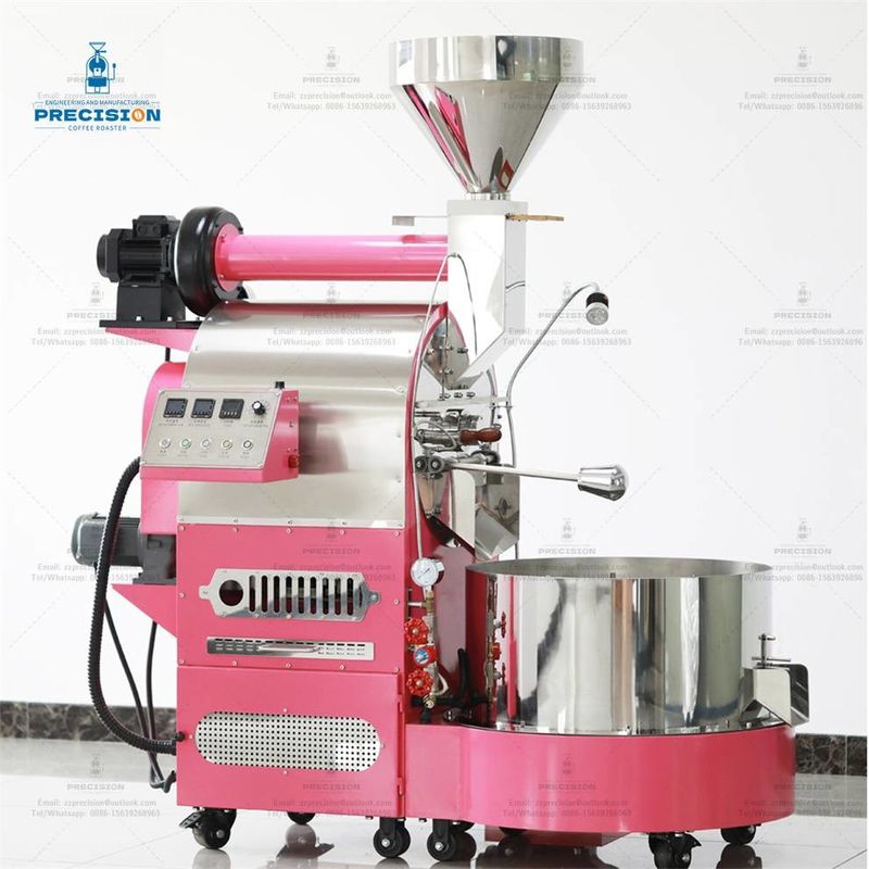 Macchina di torrefazione a doppio strato in acciaio inossidabile 5 kg 10 kg 15 kg Multi-Burner Roaster Bean Coffee Roaster