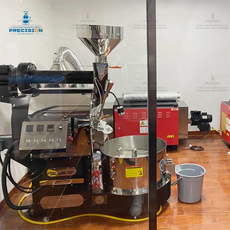 5 kg 12 kg 15 kg Gas elettrico artigianale Tostatore di caffè fagioli 0-300C temperatura regolabile