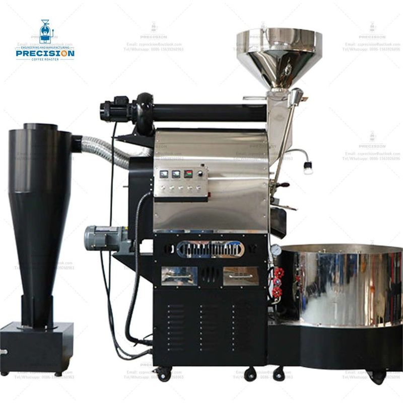 Commerciale industriale Automatico 20Kg 30Kg 60Kg Multi Burner Infrarosso Gas elettrico Caffe Nut Coffee Bean Roaster Machine