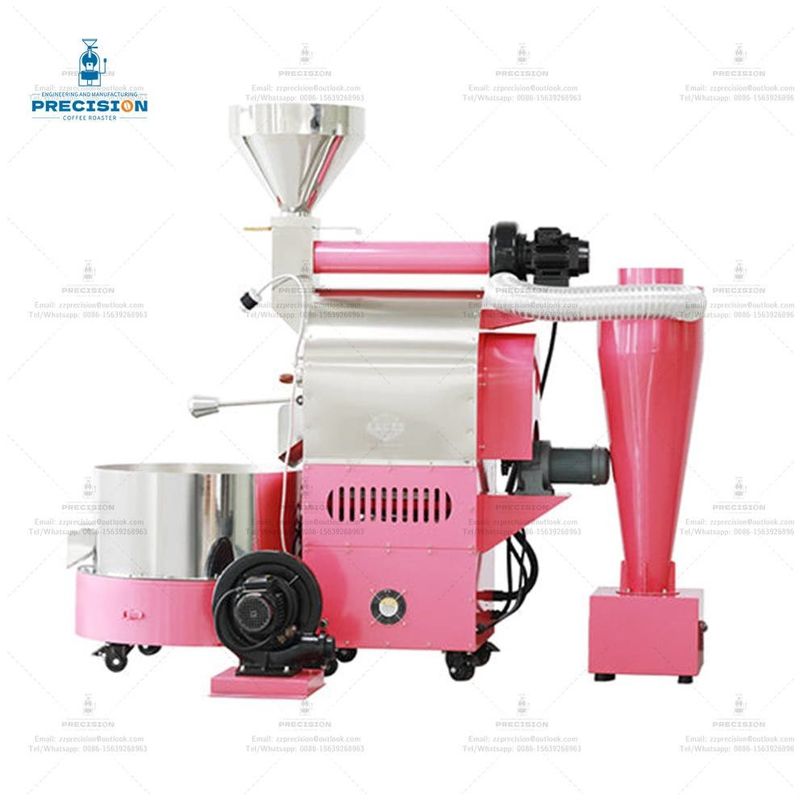 Doppio strato tamburo in acciaio inossidabile campione elettrico di noccioline da caffè 2kg 3kg 6kg Gas Bean Machine Caffetteria