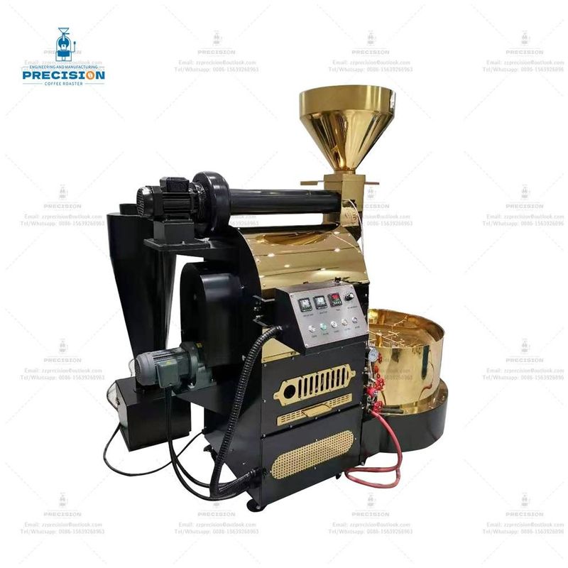 Multi Burner Electric Gas 2Kg 3Kg 6Kg 12Kg Coffee Bean Roaster Giesen Commercial Coffee Roasting Machine per la casa e la torrefazione