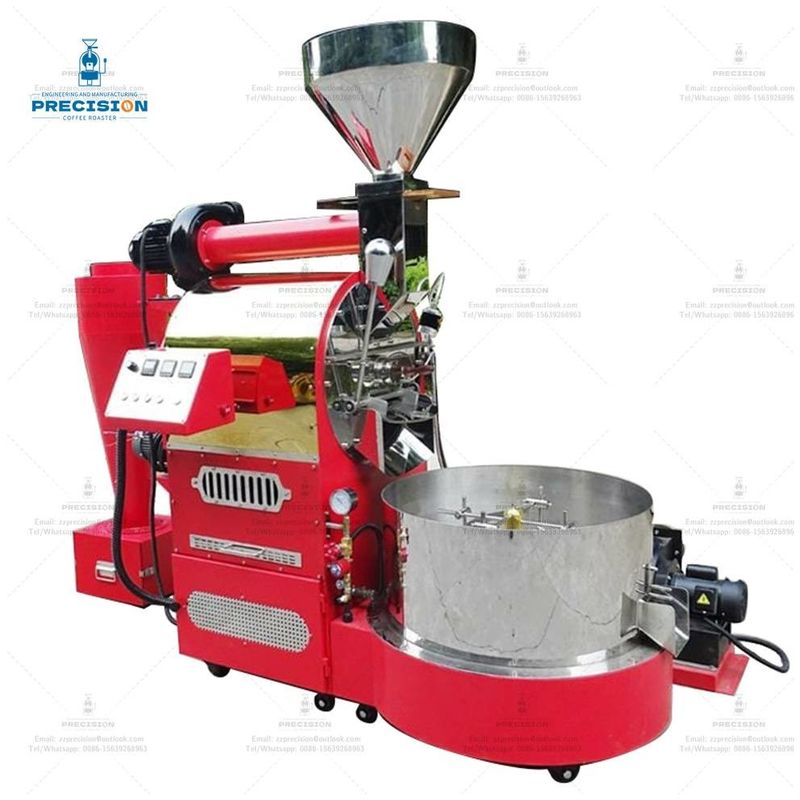 Multi Burner Electric Gas 2Kg 3Kg 6Kg 12Kg Coffee Bean Roaster Giesen Commercial Coffee Roasting Machine per la casa e la torrefazione