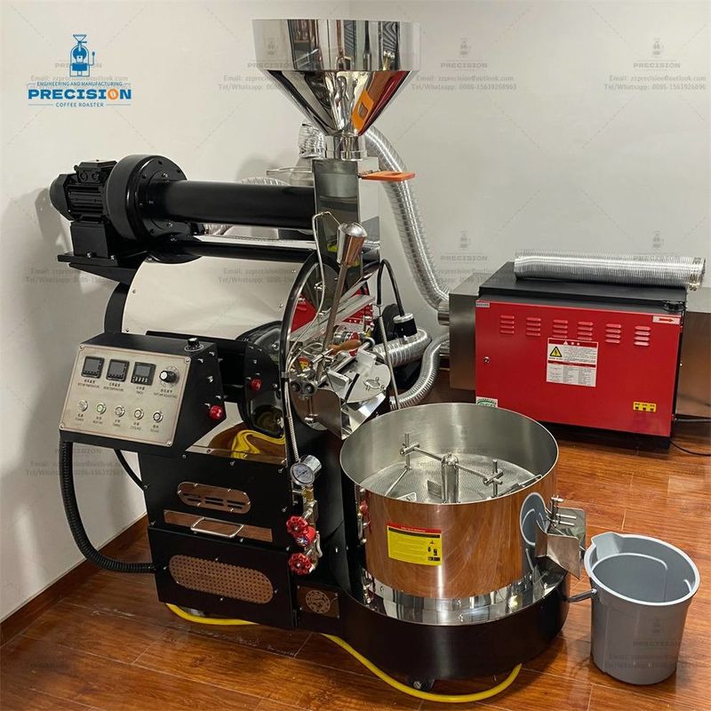 Commerciale industriale Automatico 20Kg 30Kg 60Kg Multi Burner Infrarosso Gas elettrico Caffe Nut Coffee Bean Roaster Machine