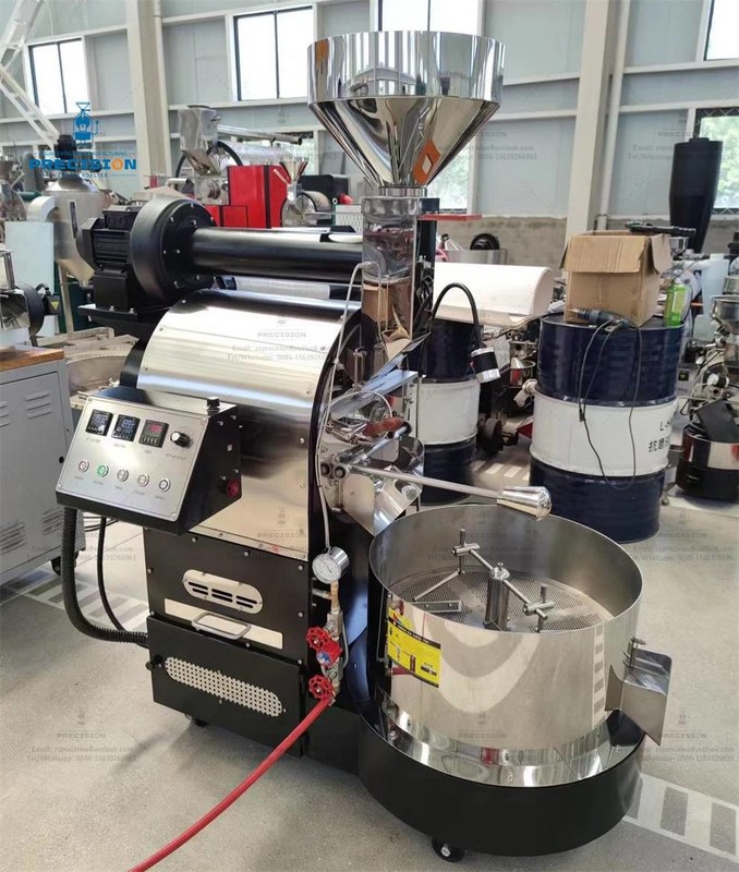 Industrial Gas Electric 2kg 3kg 6kg Cafè Rostatore di chicchi di caffè Giesen Commercial Coffee Roasting Machine